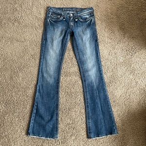 Plastic by Gly boot cut jeans size 26